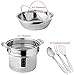 Chef's Star Premium Pots And Pans Set - 17 Piece Stainless Steel Induction Cookware Set - Oven Safe
