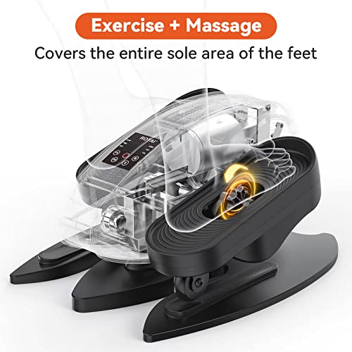 ROTAI Under Desk Elliptical Machine with Ciculation Massage Roller