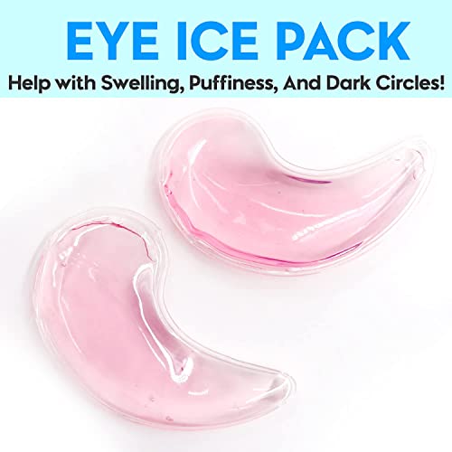 Lip ＆ Eye ice Bag, Eye Lip ice Pack, Lips and Eyes Cold Compress