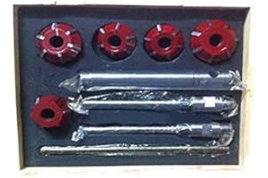 RAHISH TOOLS Carbide Valve Seat Cutter 5 Cutter Set for Vintage Car & Bikes 20 & 45 Degree