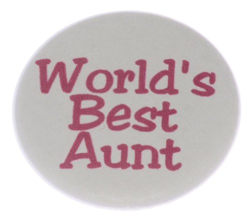 A&T Designs World's Best Aunt 2.25" Keychain