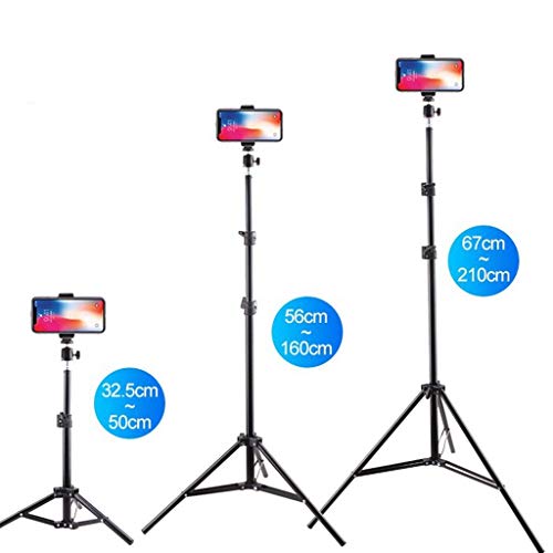 XYSQWZ Metall-Handy-stativ Tragbares Tragbares Handheld-stativ - Bluetooth-Steuerung Schwarzes Live-Broadcast… – Bild 3