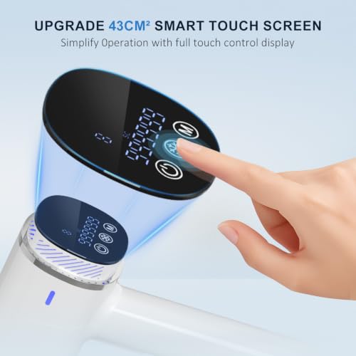 NALONE 22J Pulsed Light Epilator Touch Screen, 4-IN-1 Definitive Laser Hair Removal -HR/SC/RA/BT, 10 Levels Home Women & Men, Face, Body, Armpits