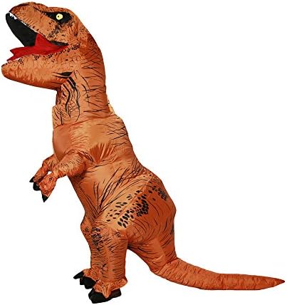 Inflatable Dinosaur Costume Adult Halloween Fancy Dress Chirstmas Cosplay outfit (220CM,81.61")