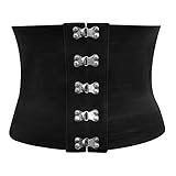 Black Butterfly 8 Inch Elastic Corset Waist Belt