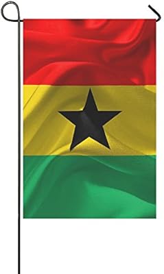Home Decorative Outdoor Double Sided Flag Ghana Red Yellow Green