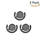 EVERMARKET 3 Pack of Premium Pop Clip Holder for Expanding Stand Pop Grip Mount Sockets - Black