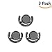 EVERMARKET 3 Pack of Premium Pop Clip Holder for Expanding Stand Pop Grip Mount Sockets - Black