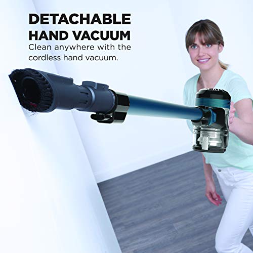 EUREKA NEC222 HyperClean Cordless Vacuum Cleaner, Deep Ocean , Blue