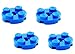 Lego Parts: Plate, Round 2 x 2 (PACK of 4 - Blue)