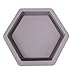 Splendidsun Hexagon Shaped Cement Flowerpot molds, Home Decoration Concrete Planter Pallet Silicone Mold,Handmade Craft Mold DIY(11.4132CM)