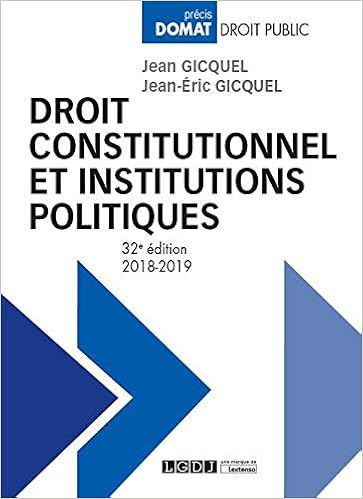 Amazonfr Droit Constitutionnel Et Institutions Politiques - 
