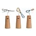 Cork Bottle Lights for Wine Bottles 3 Pack, AGPtEK 3PCS 30inch/15LED Copper Wire String Bottle Starry Fairy Light for Wine Bottles DIY, Party Decor, Wedding, Decoration, Dancing(RGB Multi-color)