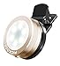 Universal Clip-On Mini LED Light Portable Pocket Spotlight for iPhone, iPad, iPod, Samsung, LG, Motorola, HTC, Nokia, Cell Phones and Tablets Camera Video Light (Gold) primary