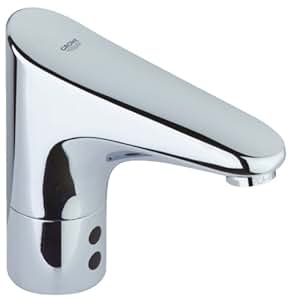 GROHE 36212000 Europlus E Touch Free Centerset Lavatory Faucet, Chrome ...