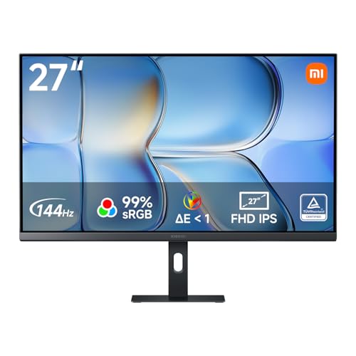 A27i 2026 27 Zoll FHD Monitor, 144Hz FreeSync, HDR10, IPS, 99% sRGB, △E < 1, TÜV Low Blue Light Zertifizierung (1920 x 1080/HDMI 2.0/DP 1.4)