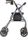 NOVA Medical Products Zoom Rollator Walker Blue 24 Inch (Pack of 1)
