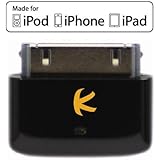 KOKKIA i10s_black (Luxuri&ouml;se Schwarz) Mini-Bluetooth-iPod-Transmitter f&uuml;r iPod / iPhone / iPad mit echter Apple-Authentifizierung. Erm&ouml;glicht die Fernsteuerung und lokale Lautst&auml;rkeregelung f&uuml;r iPod / iPhone / iPad. Unterst&uuml;tzt Plug-and-Play und funktioniert mit dem neuesten iPod Nano (6. Generation), iPod Touch (4. Generation), iPhone 4S und iPad 3.