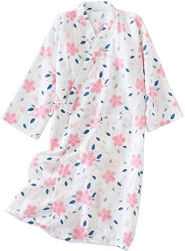 レディース 浴衣 寝巻き ワンピース ネグリジェ ルームウェア 前開き ガーゼ 七分袖 夏 部屋着 綿 11色 カラフル柄 可愛い カジュアル オシャレ B07p9f6n9n 1 380円 セール開催中最短即日発送 新作 人気 送料無料 激安 お買い得 キ フト