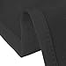 LinenTablecloth 6 ft. Rectangular Stretch Tablecloth Black