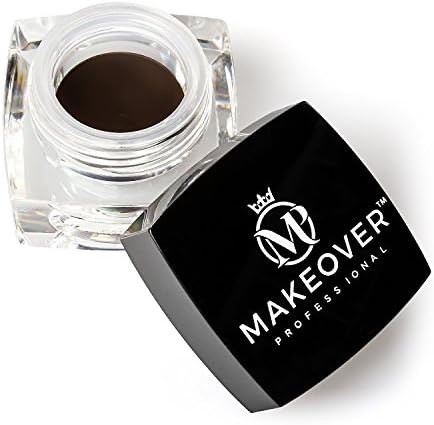 Eyebrow Pomade, Dark Brown by Makeover Professional - Premium Makeup to Create Your Desired Look - 0.14 Ounce (4.0g) (Dark Brown)
