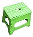 Jeronic 11 Inches Folding Stool for Adults and Kids, Green Kitchen Stools, Garden Stool, Holds Up To 200 LBS