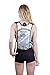 SOJOURNER Hydration Pack Backpack - 2L Water Bladder Included for Festivals, Raves, Hiking, Biking, Climbing, Running and More (Holographic Silver)