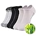 Bamboo Socks, Sunew Unisex Super Soft Cushioned Comfortable Wicking Moisture No Show/Low-cut Workout Socks 1/3/6 Pairs