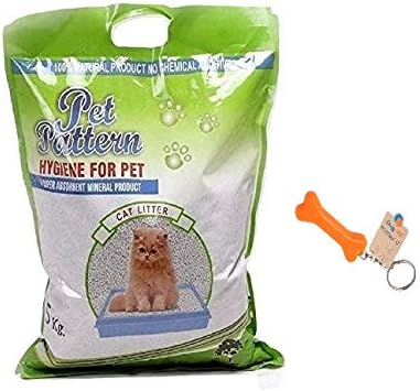 Goofy Tails Pet Pattern Super Absorbent Quick clumping Mineral Cat Litter 5 kg (Pack of 2)