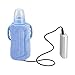 Baby Bottle Warmer - USB Portable Travel Mug Milk Heater Bottle Heater Feeding Bottle Infant Storage Bag (Color : Blue)