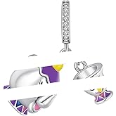 Doyafer 925 sterling silver teapot and elephant pendant, women's bracelet necklace charm beads, DIY charms jewelry, birthday gifts for friends and family