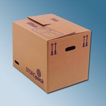 10 St. Cajas de Cartón. umzugs Caja 2 ondulaciones 450 x 335 ...