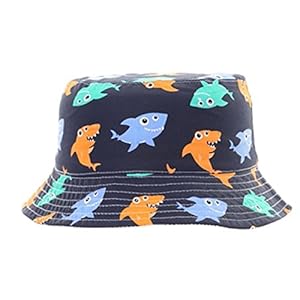 Baby Maya Products Childs Cute Shark Design Bucket Hat