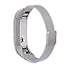 TOMALL Replacement Bands Compatible for Fitbit Alta HR and Fitbit Alta, Adjustable Replacement Accessories with Lock for Fitbit Alta/Alta HR (Silver)