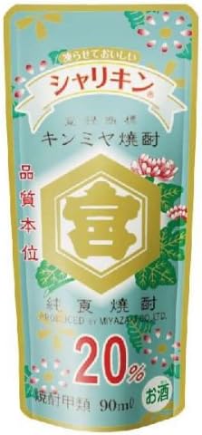 Amazon Co Jp キンミヤ シャリキンパウチ 度 90ml 食品 飲料 お酒