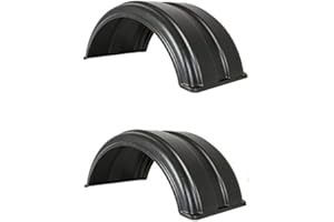 BA PRODUCTS Buyers Products (2) 8590196-x2 Polymer Fenders (mounting Brackets Sold Separately). Fits Trucks with 18" to 19.5" Dual Rear Wheels.