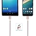 USB Type C Cable, Nekteck Nylon Braided USB-C to USB Type A Male Data & Charging Cord 56k ohm resistor 3.3ft for for Macbook 12 Inch, Galaxy S8/ S8 Plus/ LG G5/G6, Google Pixel/ Pixel XL More, Pink