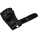 RDX MMA Gloves for Grappling Martial Arts Training | D. Cut Palm Maya Hide Leather Sparring Mitts| Perfect for Cage Fighting, Combat Sports, Punching Bag, Muay Thai & Kickboxing