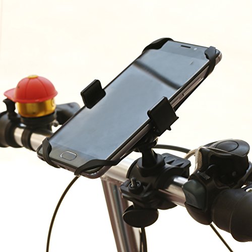 Bike Phone Holder YIANERM Universal Bike Mount Motorcycle Phone Holder with Non-Slip Straps Handlebar Cradle Holder for Samsung Galaxy iPhone 7 7 Plus 6s Plus More Smartphones