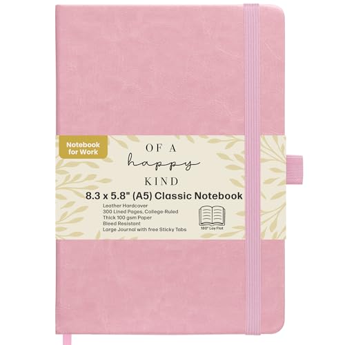 Lined Leather Bound Journal Notebook