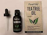 FineVine Antifungal Tea Tree Oil Body Wash - Made in USA - Helps Treat Eczema, Ringworm, Body Odor, Jock Itch, Acne, Toenail Fungus & Athlete - Best Antibacterial Soap for Skin Irritations.12fl oz
