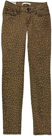 Womens Low Rise Animal Skinny Fit Jeans