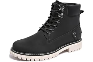 CARLKARIDA Mens Snow Boots Fur Lined Hiking Boots Waterproof Anti-Slip Outdoor Climbing Shoes