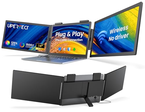 UPERFECT 14'' Triple Portable Laptop Monitor