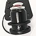 Black LED Vertical Side Mount License Plate Bracket Brake Running Rear Tail Light for Harley Bobber Chopper