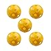 TTnight 50 Pcs Plastic  Airflow Hollow Golf Ball Practice Training Sports Balls Golf Accessories, Yellow