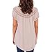 Clearance!!! Pengy Women Boho Loose Lace Chiffon Short Sleeve Blouse Summer T-Shirt Tops (XL, Purple)