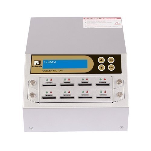 U-Reach SD908G Intelligent 9 Series Gold Factory Series 1 - 7 Target SD/mSD Flash Memory Duplicator