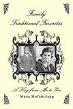 Family Traditional Favorites A Hug From Me to You by Mavis McCain Sapp