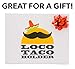 Taco Holder Stand Stainless Steel - 2 Pack Taco Shell Holder w/BBQ Tong - Oven Grill Dishwasher Safe Packed In Stylish Matt Box